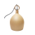 Lampa wisząca metalowa  Wabi Sabi z ozdobnym trzonem